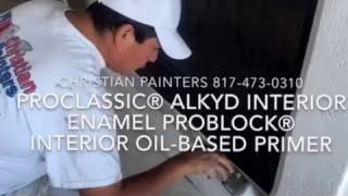 ProClassic® Alkyd Interior Enamel ProBlock® Interior OilBased Primer  SherwinWilliams [upl. by Dawes823]