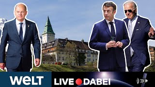 G7KRIEGSGIPFEL UkraineKrieg  Wirtschaftsmächte bringen sich in Stellung  WELT Live dabei [upl. by Nytsud]