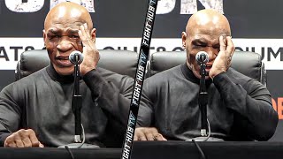 Mike Tyson TEARED UP After LOSS To Jake Paul In Post Fight Interview [upl. by Hochman]