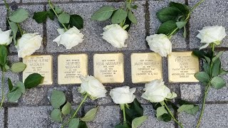 Lebendige Erinnerungskultur in Taunusstein – Verlegung der ersten Stolpersteine am 220622 [upl. by Nywled]