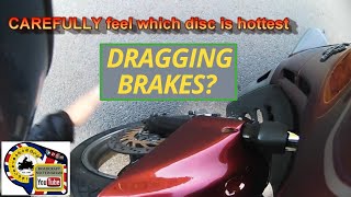 Get home quick fix for dragging sticking or binding brakes [upl. by Yenhoj508]