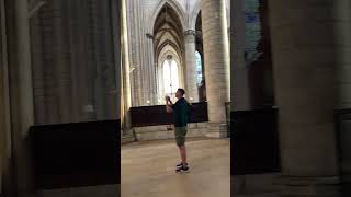 Inside Rouen Cathedral Unesco [upl. by Yenolem]