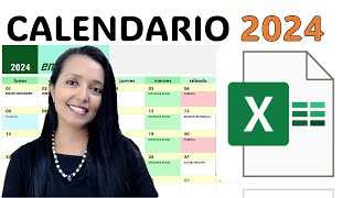 CREA UN CALENDARIO DE ACTIVIDADES 2024 SUPER FACIL Y RÁPIDO EN EXCEL Y SIN FORMULAS [upl. by Alroi]