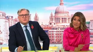 Good Morning Britain presenter Susanna Reid shocked after Ed Balls surprise confession [upl. by Alyakcim]