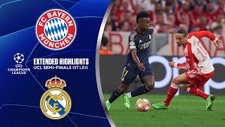 Bayern vs Real Madrid Extended Highlights  UCL SemiFinals 1st Leg  CBS Sports Golazo [upl. by Leroj929]