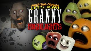 Granny HIGHLIGHTS Annoying Orange Gaming [upl. by Ardnaxila]