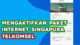 Mengaktifkan Paket Roaming Telkomsel Singapore  Internetan Di Singapura Hanya Pakai Telkomsel [upl. by Alexandro89]