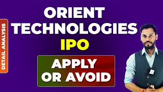 ORIENT TECHNOLOGIES IPO REVIEW  ORIENT TECHNOLOGIES IPO GMP TODAY  ORIENT TECHNOLOGIES LIMITED IPO [upl. by Allwein]