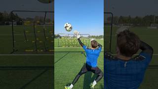 CRAZY REACTION TRAINING ⚡️ goalkeeper goalkeepertraining [upl. by Eenahs]