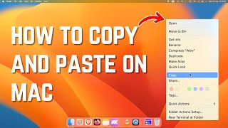 How to Copy amp Paste in Mac All macOS Devices  Pro Air iMac [upl. by Esenahs]