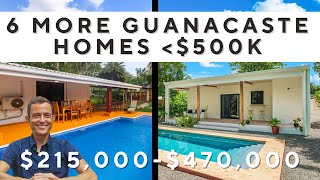 6 More Guanacaste Homes for Sale Under 500000  Costa Rica Real Estate [upl. by Cliffes463]