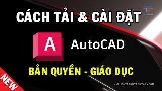 Cách tải Autocad cho sinh viên trên máy tính bản quyền miễn phí [upl. by Oinimreh]