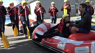 Rafting pour les entreprises  Base Sports Nature de CessonSévigné [upl. by Aseek164]