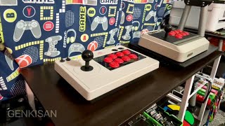 Switching the 8BitDo Arcade Stick 4way restrictor gate to octagonal Easy [upl. by Eph]