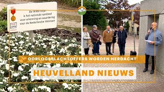 Heuvelland Nieuws Oorlogsslachtoffers worden herdacht [upl. by Giacinta]