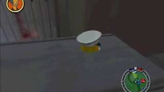 The Simpsons Hit amp Run HoverFallthrough Glitch [upl. by Eppesiug]