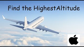 Find the Highest Altitude  LeetCode 1732  Python [upl. by Joaquin]