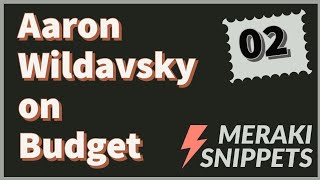 Aaron Wildavsky on Budget  Meraki Snippet 02  Financial Administration  NET Public Administration [upl. by Kcirdde]