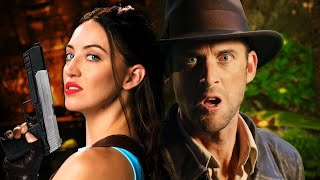 Lara Croft vs Indiana Jones Epic Rap Battles Of History [upl. by Roumell961]