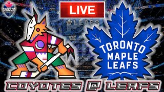 Arizona Coyotes vs Toronto Maple Leafs LIVE Stream Game Audio  NHL LIVE Stream Gamecast amp Chat [upl. by Filippo576]