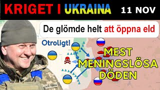 11 Nov Ryssarna Förlorade 120 Man på 1 minut när de Glömde Använda Artilleriet  Kriget i Ukraina [upl. by Akema]