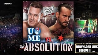 WWE quotAbsolutionquot CM Punk Vs John Cena Promo Theme Song  AE Arena Effect [upl. by Holmann]