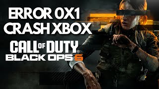 Call of Duty Black Ops 6  ERROR 0x1 Crash  Xbox APP PC 🔥🎮 [upl. by Necila]