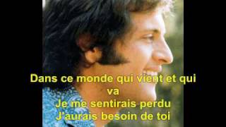 Et Si Tu NExistais Pas  Joe Dassin Lyrics [upl. by Olia322]