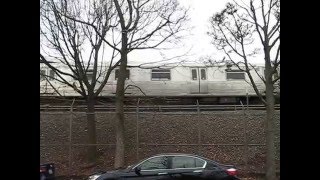 Staten Island Railway train at Bay Terrace [upl. by Rogergcam]