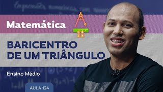 Baricentro de um triângulo​  Matemática  Ensino Médio [upl. by Enylekcaj]