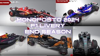 Monoposto 2024 F1 Livery Mod Review  end season [upl. by Guod]