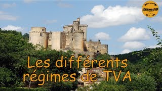 Les différents régimes de TVA franchise de TVA réel simplifié réel normal [upl. by Remo850]