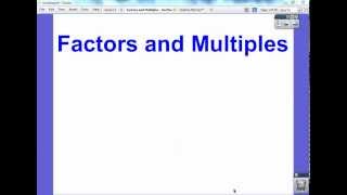 Factors and Multiples  Section 54 [upl. by Mordy]