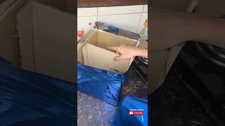 cardboard box తో dust bin తడి చెత్త పొడి చెత్త వేసుకోవచ్చు  dustbin diycrafts tips ytshorts [upl. by Heidt142]