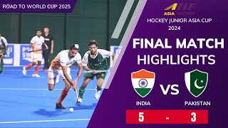 India Vs Pakistan Hockey Highlights  Hockey Mens Junior Asia Cup 2024 Final [upl. by Alric219]