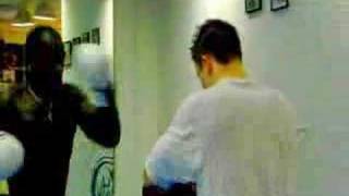 Alain Ngalani Martial Arts Training  Bag Work [upl. by Molloy]