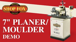 Shop Fox W1812  2 HP 7quot Planer  Moulder with Stand [upl. by Aras373]