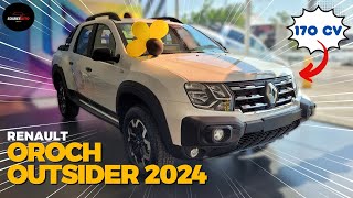 Renault Oroch Outsider 2024  A PickUp compacta MAIS POTENTE DA CATEGORIA [upl. by Fachini422]