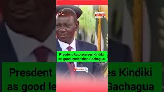 Presdent Ruto praises Kindiki as good leader than Gachagua rutospeechtoday rigathigachagua [upl. by Son]