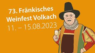 73 Fränkisches Weinfest Volkach [upl. by Horton764]