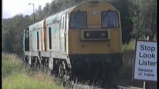 Barrow Hill area MGR workings and loco movements  1990 [upl. by Yendic]