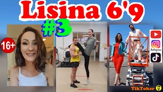 Ekaterina Lisina 69205cm Tik Tok  lisina15 TALLEST SUPERMODEL part 3 [upl. by Slack]