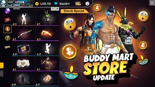 Next Buddy Mart Store Update Free Fire 💥 Diwali Event Free Fire  Fire Fire New Event  SaaD GaminG [upl. by Jezabelle]