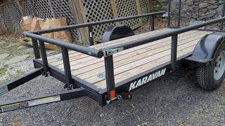 Review 2241 lbs Payload Capacity Landscape Trailer by Karavan 2021MY [upl. by Daitzman969]