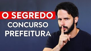 A Tática que eu utilizei para ser APROVADO no Concursos de Prefeitura [upl. by Reteid]