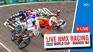 RELIVE  BMX Racing  World Cup Rounds 1amp2 [upl. by Robers546]