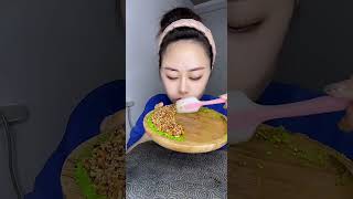 ASMR MUKBANG  Caviar Shrimp with Chili Sauce 칠리 소스를 곁들인 캐비아 새우 Udang Kaviar dengan Sos Cili 1971 [upl. by Jess]