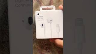 Apple Earpods Lightning Connector Unboxing apple appleearpods [upl. by Bernardo843]