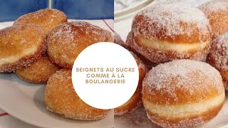 Recette de BEIGNETS au SUCRE comme à la Boulangerie [upl. by Angelika120]