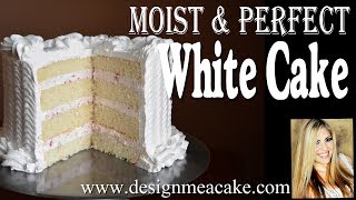 How to Make the Most AMAZING White Cake Step by step Masterclass [upl. by Hael]